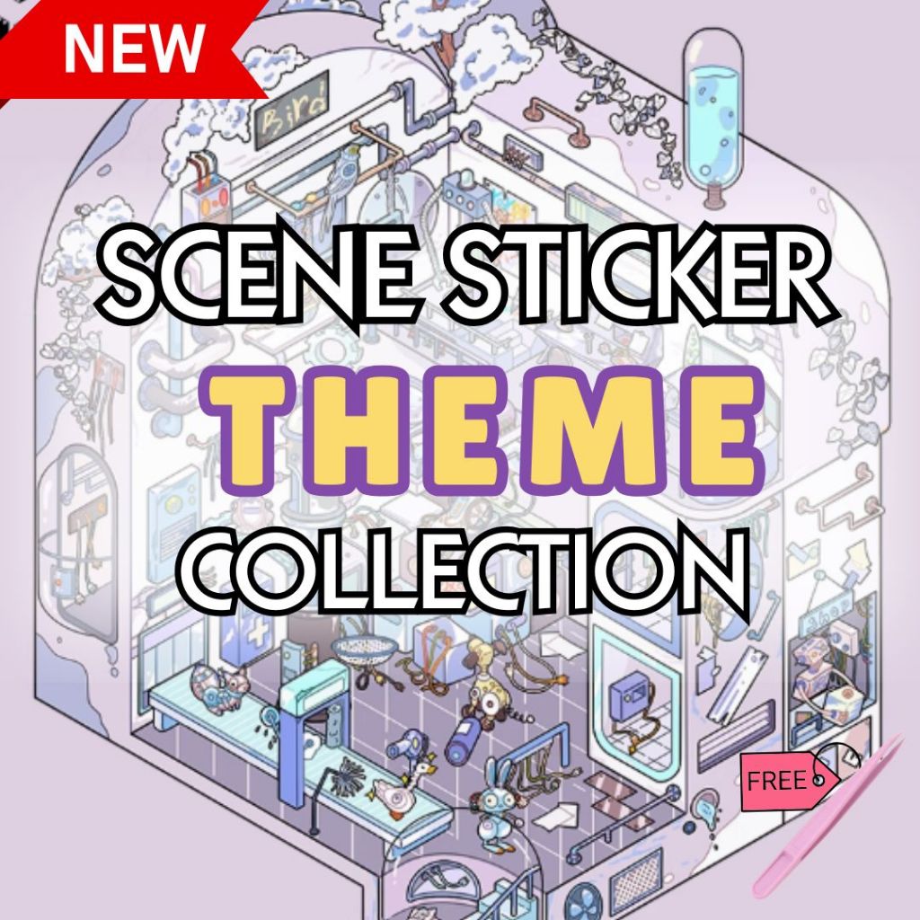 Scene Stickers Type Themed Landscape Scene Sticker Collection – KreativeWall.com