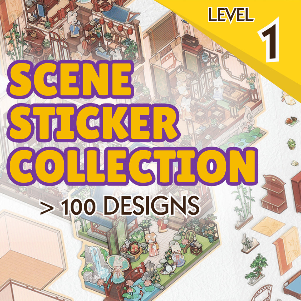 Level 1 Landscape Scene Sticker Collection – KreativeWall.com
